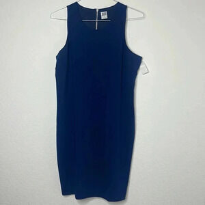 Vero Moda | Sleeveless Blue Dress w/ Exposed Back Zipper | Sz 42